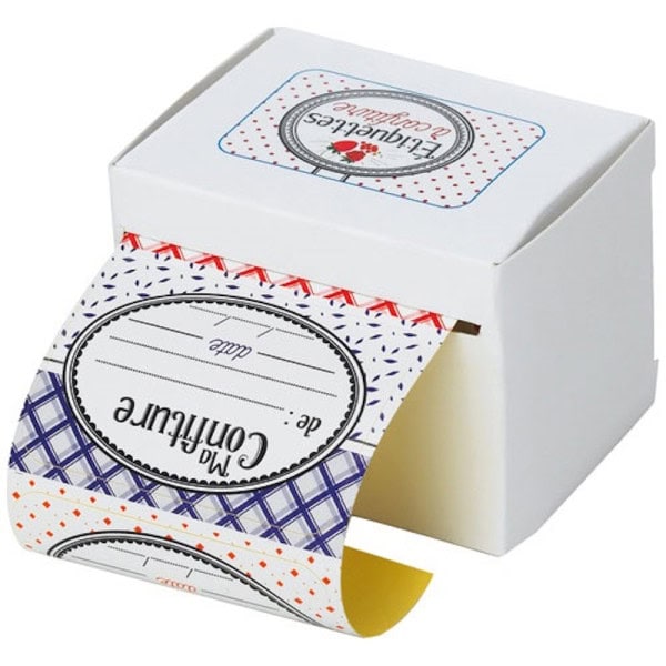 etiquette-adhesive-bormioli Etiquettes à bocaux x50 – Image 1