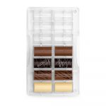 Moule À Chocolat Cylindre Moyen 40X22X11Hmm 200X120X22Mm