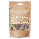 Sachet de décors perles chocolat lait et doré 50g