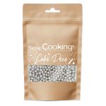 Sachet de décors sucrés perles argentés