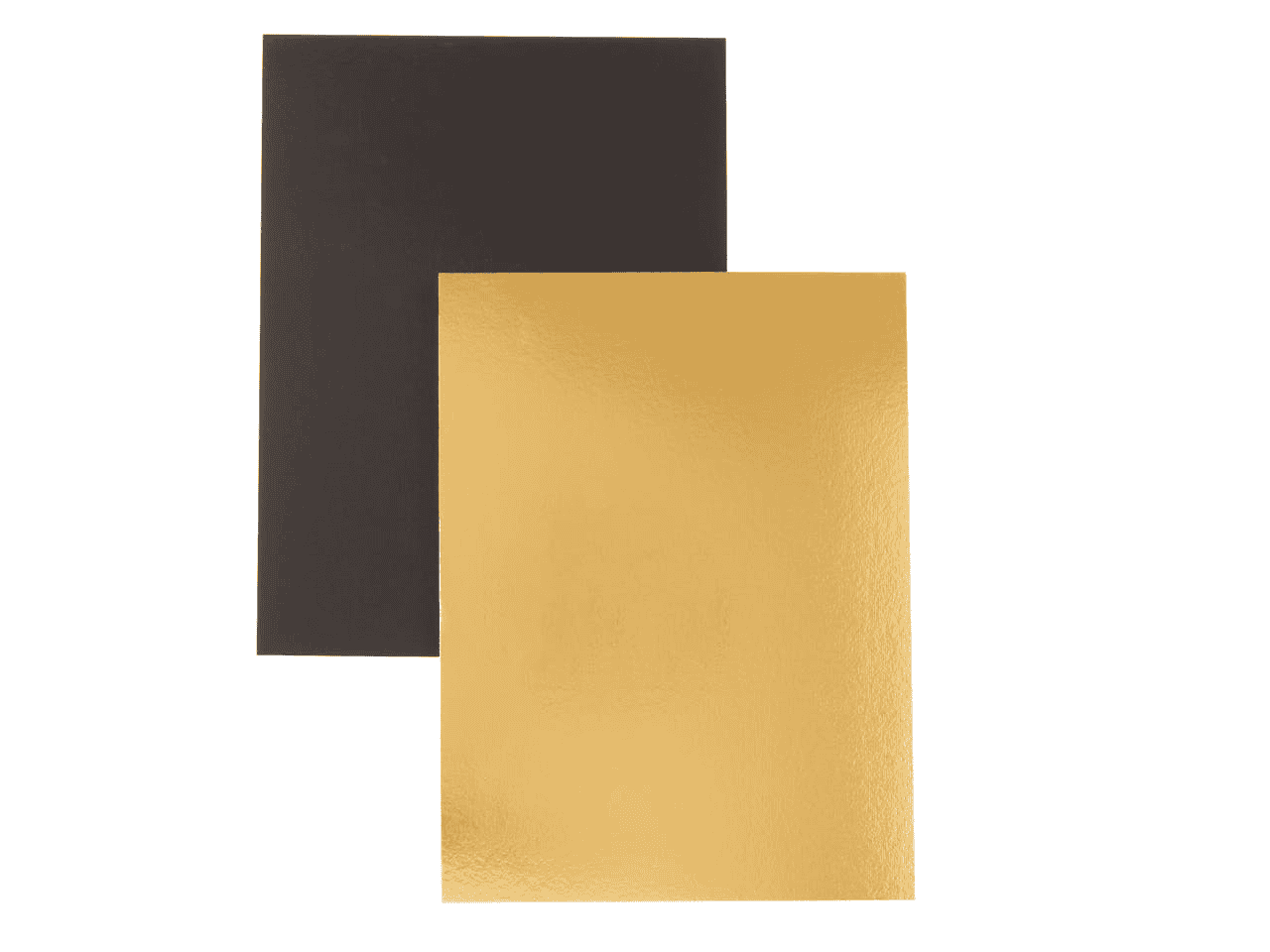 rectangle carton double face or noir Rectangle carton double face or/noir 40x30 Cm – Image 1