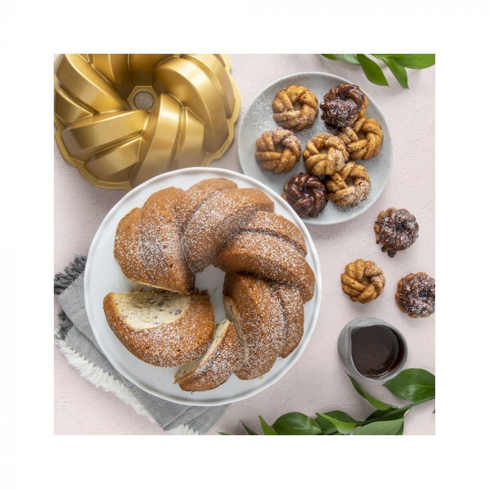 Moule à gâteau Bundt® torsadé Gold – Image 5