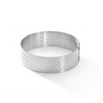Cercle perforé inox DIAM:6,5cm H:2cm