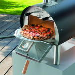 Four à bois d'extérieur MARCEL - Noir + Pelle à Pizza + Pelle de Retournement – Image 11