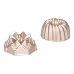 2 Moules À Kougelhopf Fonte d'Aluminium Ø10cm