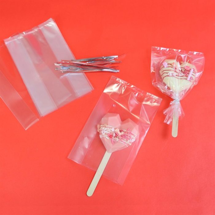 Sachet crystal avec attache 152 x 95 mm x25 – Image 2