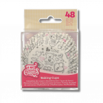 Caissettes à cupcakes Love Doodle - 48 pcs