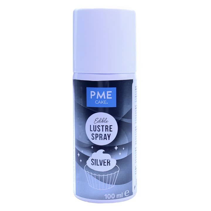 LS103 (1) Spray Lustrant Comestible Argent 100ml – Image 1
