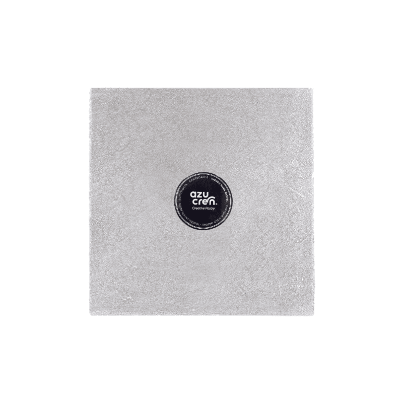base-carrée-excellent-argent-25-x-12-cm-de-hauteur-ref-azucren Cake drum carré Argent 25 CM 1,2cm – Image 1