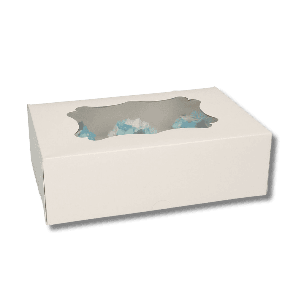 boite transport 6 cupcakes ou 12 mini cupcakes Boite à 6 Cupcakes ou 12 Mini Cupcakes – Image 1