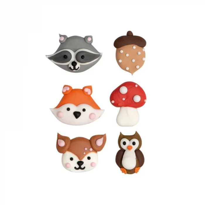 Décors sucre Animaux de la Foret /6 – Image 2