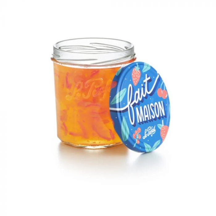 Pack de 6 pots à confiture 324 ml avec couvercles – Image 2