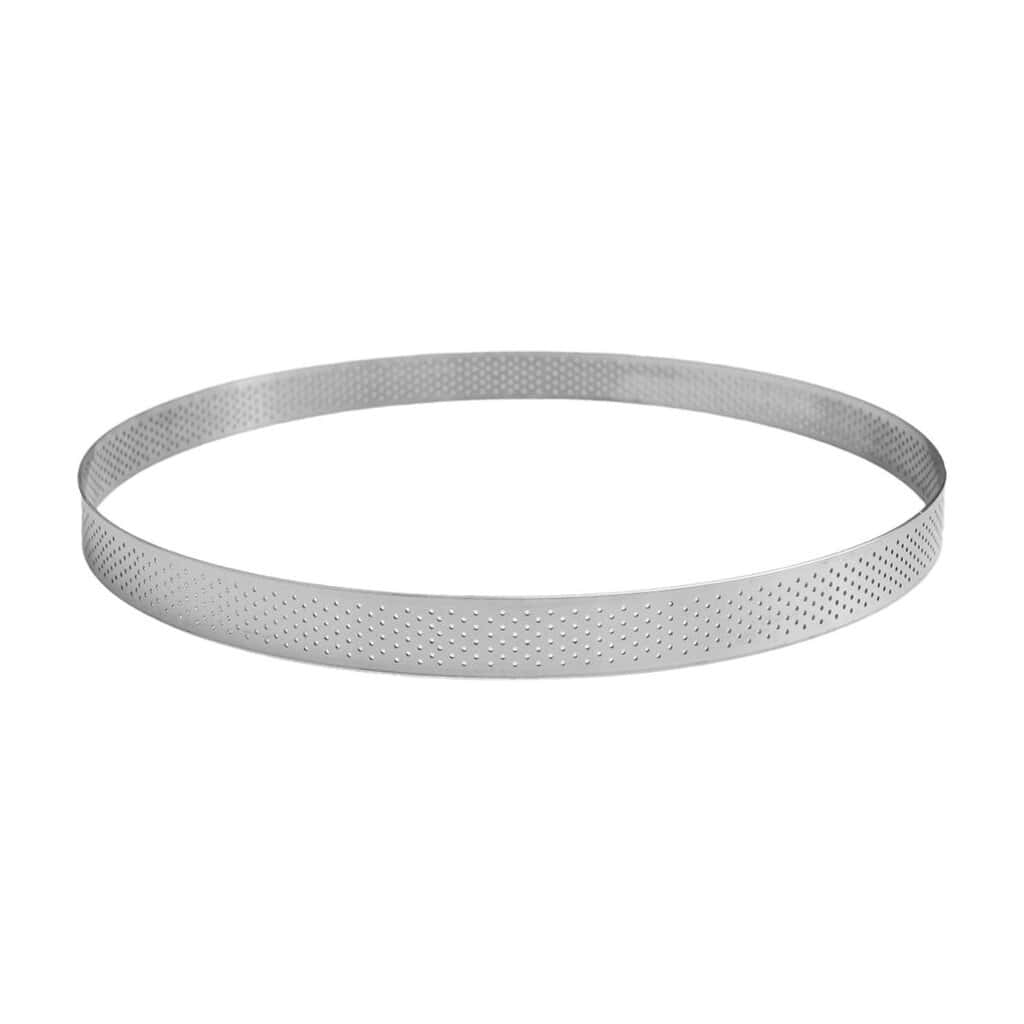 862124_packshot_3 Cercle à tarte perforé - inox - épaisseur 10/10ème - Ø 240 mm h20 mm – Image 1