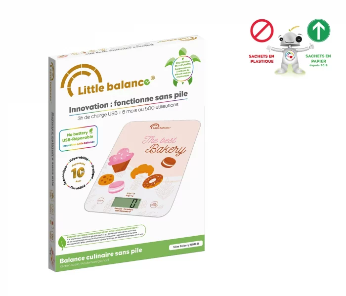Balance de cuisine gâteaux - Slim Bakery USB - Sans pile – Image 5
