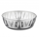 Moule à Bords Hauts inox 24 CM