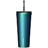 Tasse Froide Avec Paille 710ml  Dragonfly Turquoise Brillant – Image 3