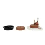 Moule silicone disque chocolat pour copeaux Boska