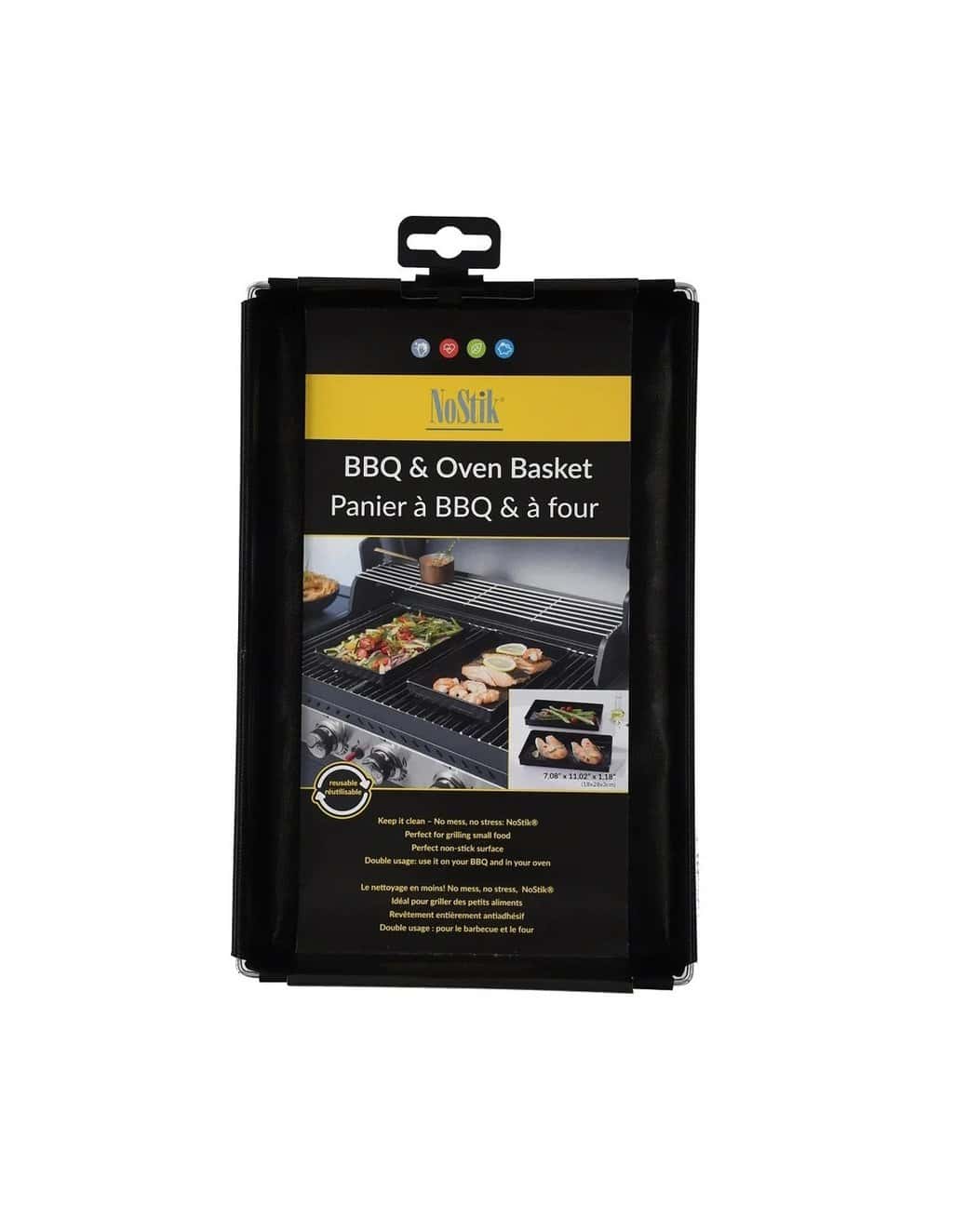 tavichka-za-skara-barbekyu-nostik-1ccc098-29x34x3-sm-mnogokratna-upotreba-nezalepvashta-cheren Plateau BBQ 3L – Image 1
