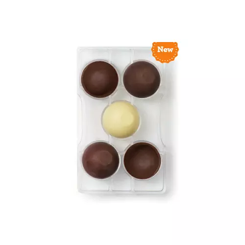 DC0050094_96e4_png MOULE POUR CHOCOLAT HÉMISPHÈRE A/BASE Ø 50-200X120X22MM – Image 1