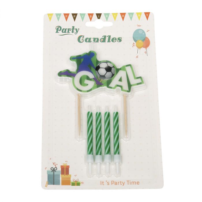 Bougie Goal  et 4 bougies vertes – Image 2