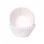 Caissettes à mini cupcakes blanche x100