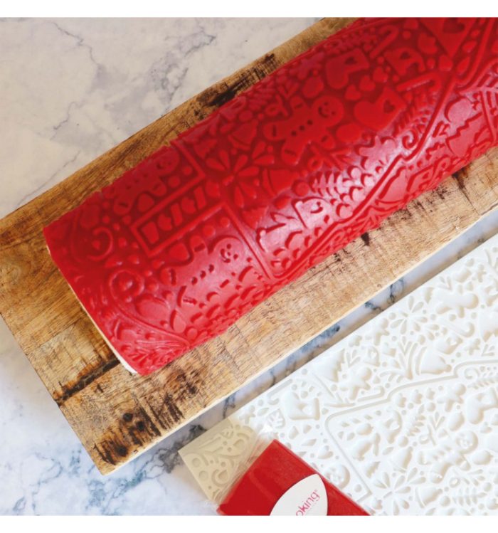 Tapis 3D en silicone à empreinte pour décoration de bûche – Image 6