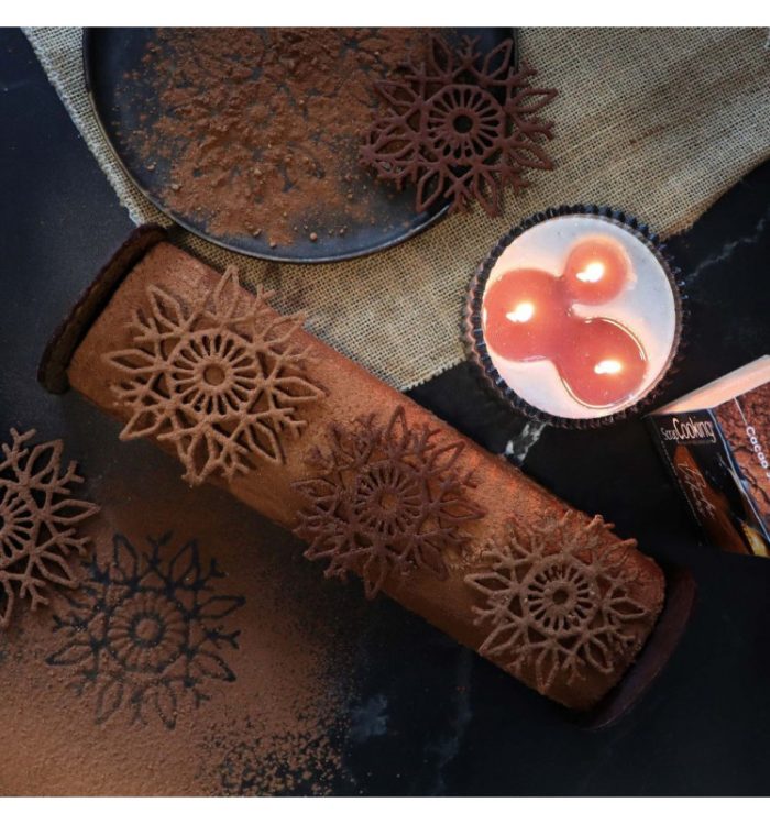 Tapis 3D en silicone à empreinte pour décoration de bûche – Image 7