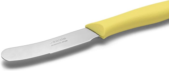 Couteau à beurre 90 mm couleur citron série Nova – Image 4
