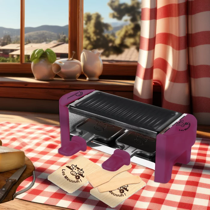 Raclette 2P 350W Meuuuh prune – Image 2
