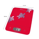 Balance Happy Genius usb-R 10Kg - 1g Les tortues rouges – Image 5