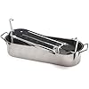 Poissonnière en inox avec grille 50cm