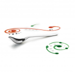 Cuillère Plume en Inox Ibili 17 cm – L'Art de la Décoration Culinaire