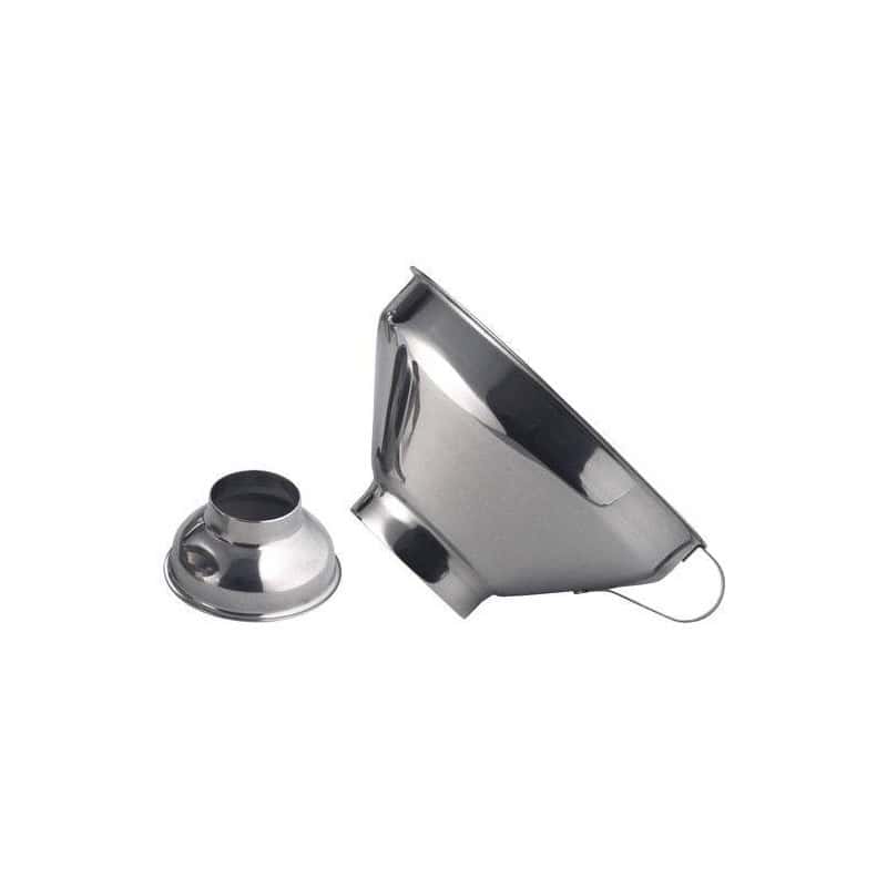 entonnoir-confiture-2-embouts-inox-1810 Entonnoir à confiture inox 2 embouts – Image 1