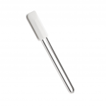 Petite Spatule Inox Silicone Blanche