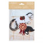 Cake toppers équitation pour déco de gâteaux