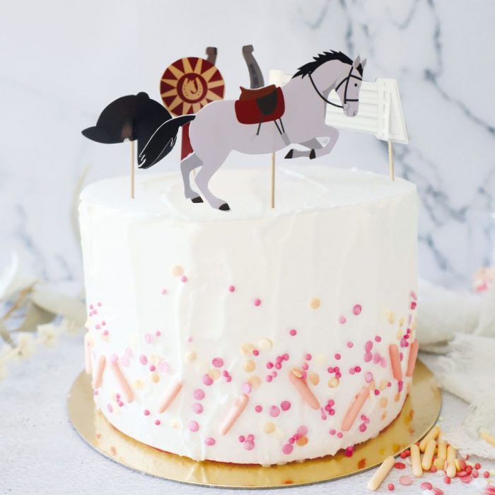 Cake toppers équitation pour déco de gâteaux – Image 2