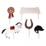 Cake toppers équitation pour déco de gâteaux – Image 3