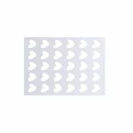 Set 2 Moules Silikomat Silicone Chablon Cœur 31 x 31 H 2 MM – Image 2