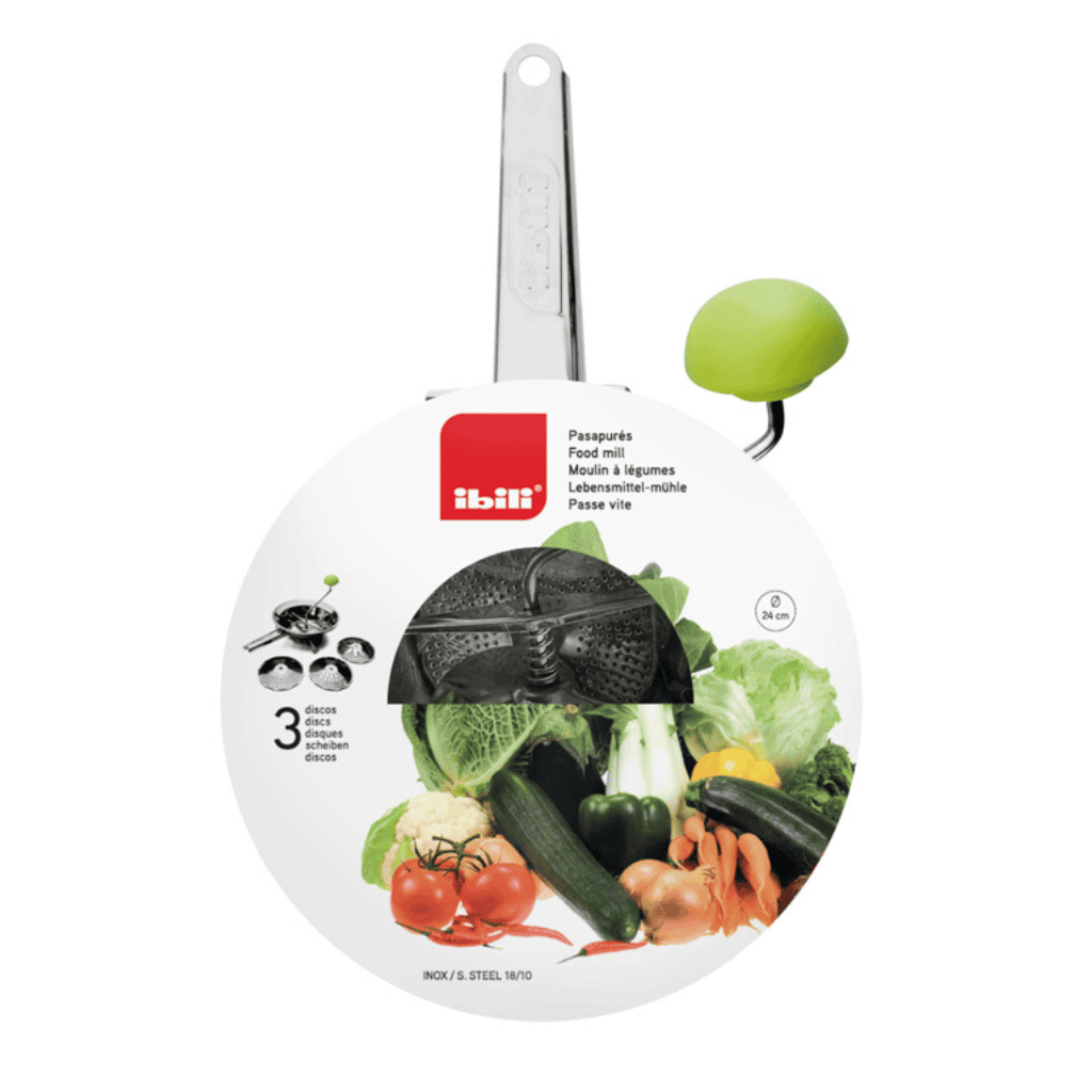 35 Ibili Presse Légumes avec 3 disques en acier inoxydable 24 cm – Image 1