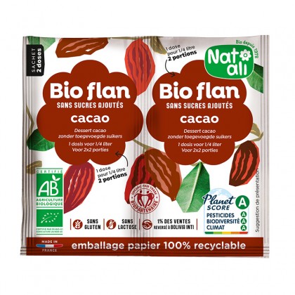 Bio-Flan Cacao bio
