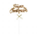 Cake topper Joyeux anniversaire – Image 2