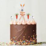 Cakes toppers lapin de Pâques (x5)