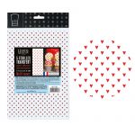 Feuilles transfert Coeurs (x5)