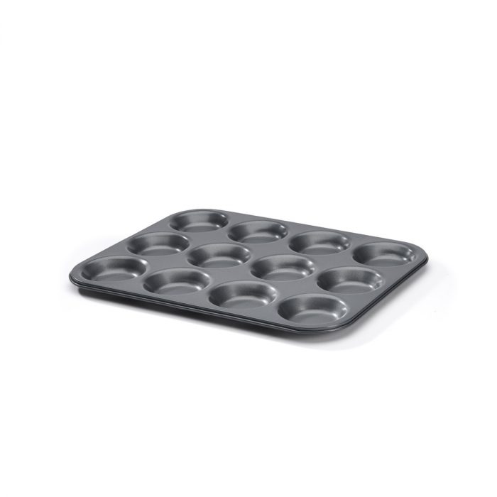 Plaque 12 tartelettes ø 7 cm, acier antiadhésif – Image 2