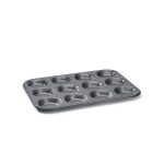 Plaque 12 tartelettes ø 7 cm, acier antiadhésif