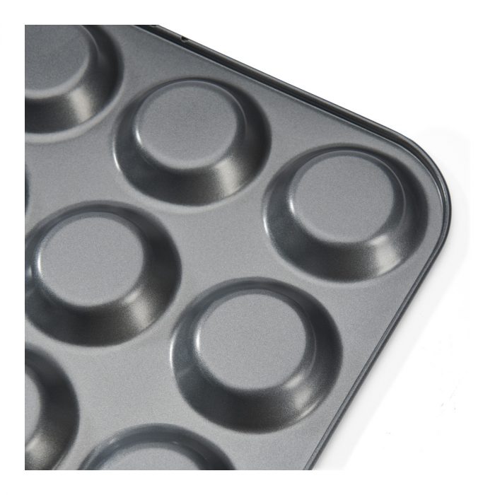 Plaque 12 tartelettes ø 7 cm, acier antiadhésif – Image 5