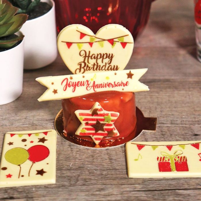 Transfert chocolat Anniversaire – Image 3