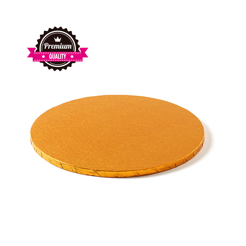 0931960_1 Cake Drum Rond Ø25cm - Orange - – Image 1