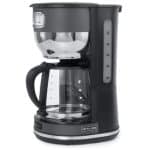 MUSE Cafetière filtre 10 tasses Gris & Inox