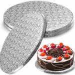 Cake drum rond argent Ø 15 cm – Support gâteau rigide pour petites créations
